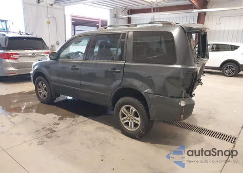 2005 Honda Pilot Ex-L из США, поврежденный, VIN 5FNYF185X5B066314